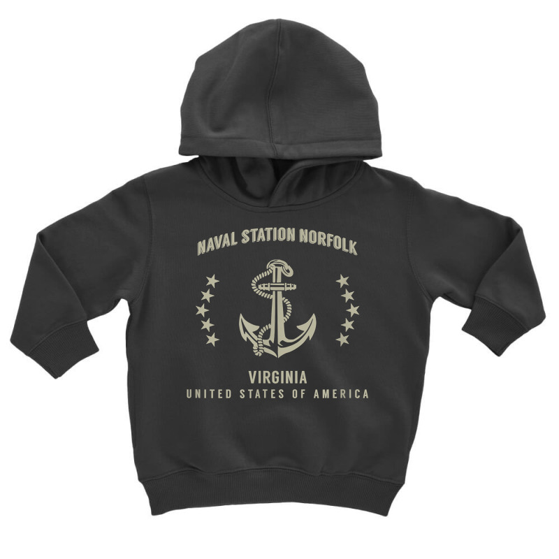 Naval Station Norfolk T Shirt Toddler Hoodie by cm-arts | Artistshot