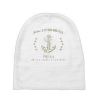 Naval Station Norfolk T Shirt Baby Beanies | Artistshot