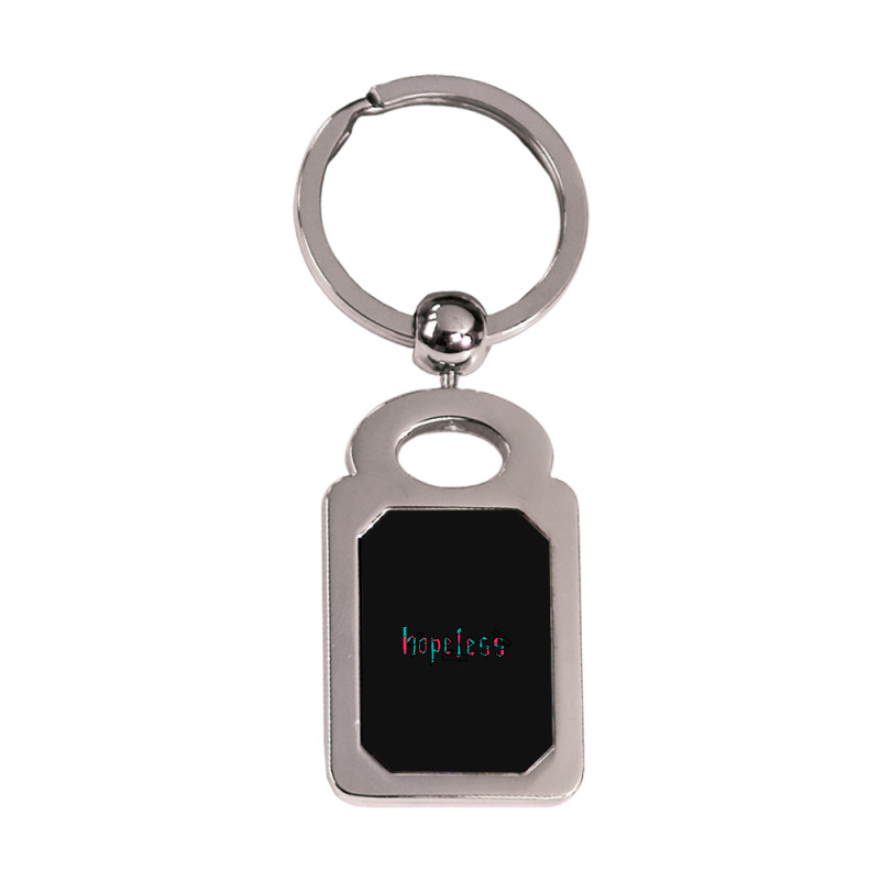 Halsey  Hopeless Silver Rectangle Keychain | Artistshot