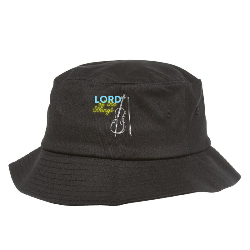 Lord Of Strings Accoustic Cello Lover Bucket Hat by WilmaMorgan | Artistshot