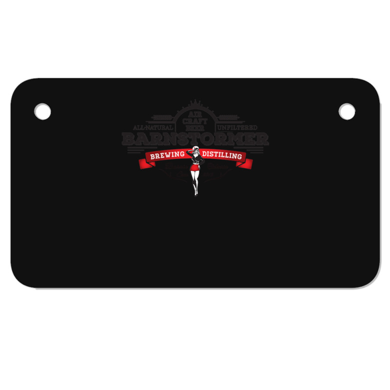 Barnstormer Brewing Motorcycle License Plate | Artistshot