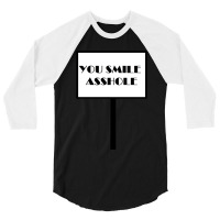 Halsey - Nightmare _quot_you Smile, Asshole._quot_ 3/4 Sleeve Shirt | Artistshot