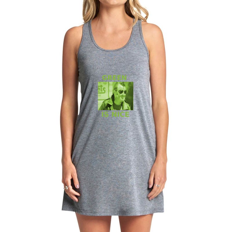 Running On Empty &amp;quot;green Is Nice&amp;quot; Tank Dress by ThomasAndruska | Artistshot