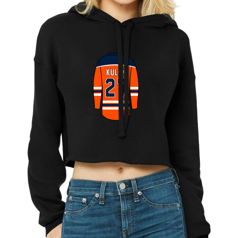 Brett Kulak Jersey Cropped Hoodie by RoxannUhlich | Artistshot