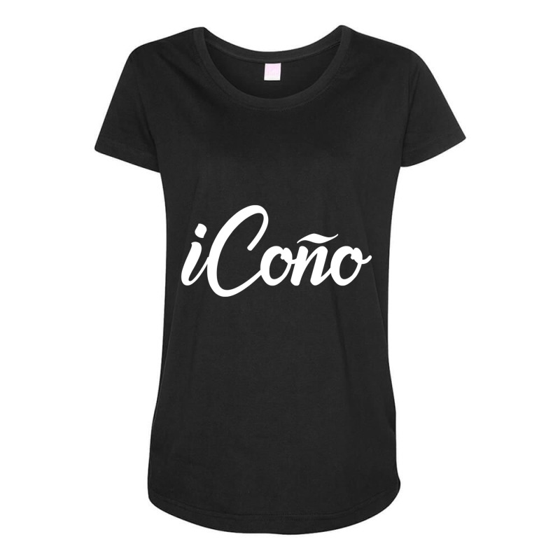 Icono Proud Spanish Bilingual Castilian Slang Humorous Maternity Scoop Neck T-shirt by cm-arts | Artistshot