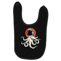 Octopus Alien Outer Space Ufo Mars Scifi Baby Bibs | Artistshot