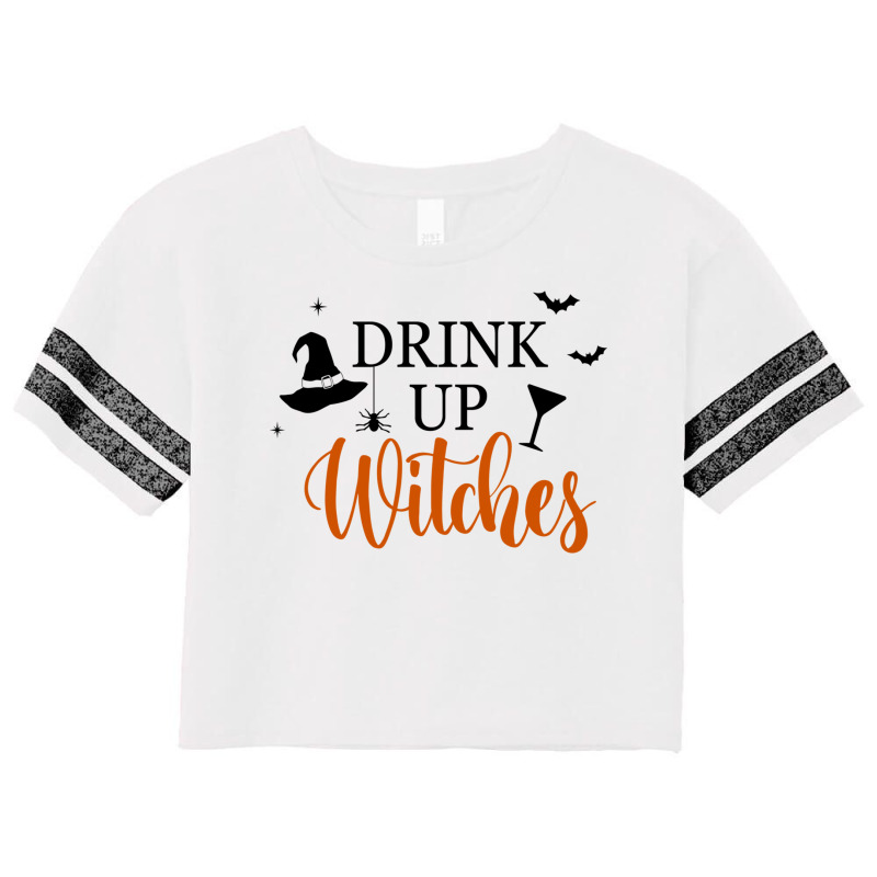 Drink Up Witches Funny Halloween Novelty Fall Holiday Item Long Sleeve Scorecard Crop Tee by cm-arts | Artistshot