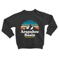 Arapahoe Basin, California Usa Ski Resort 1980s Retro Toddler Sweatshirt | Artistshot