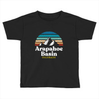 Arapahoe Basin, California Usa Ski Resort 1980s Retro Toddler T-shirt | Artistshot