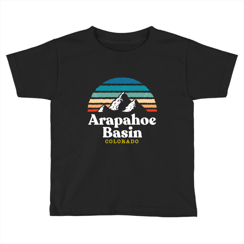 Arapahoe Basin, California Usa Ski Resort 1980s Retro Toddler T-shirt | Artistshot