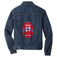 Brett Kulak Jersey 1 Men Denim Jacket | Artistshot