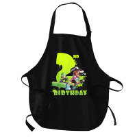 Splatoon Inkling 2nd Birthday Green Splatter Portrait Medium-length Apron | Artistshot