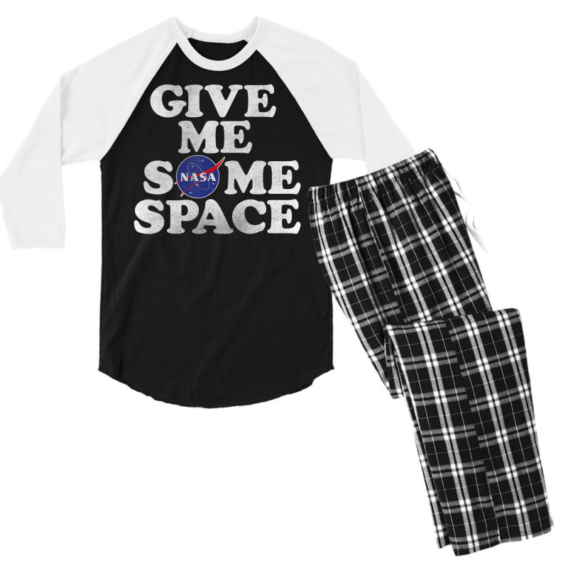 Give Me Some Space Men's 3/4 Sleeve Pajama Set | Artistshot