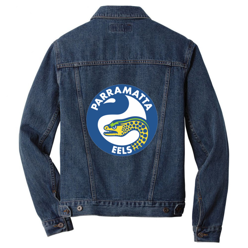 Parramatta Eels Men Denim Jacket by cm-arts | Artistshot