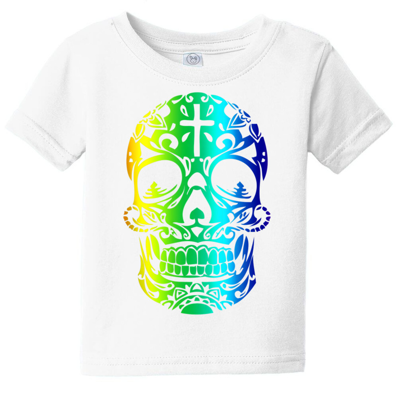 Mexican Sugar Skull Pride Calavera Day Dead Cinco De Mayo Tank Top Baby Tee by cm-arts | Artistshot