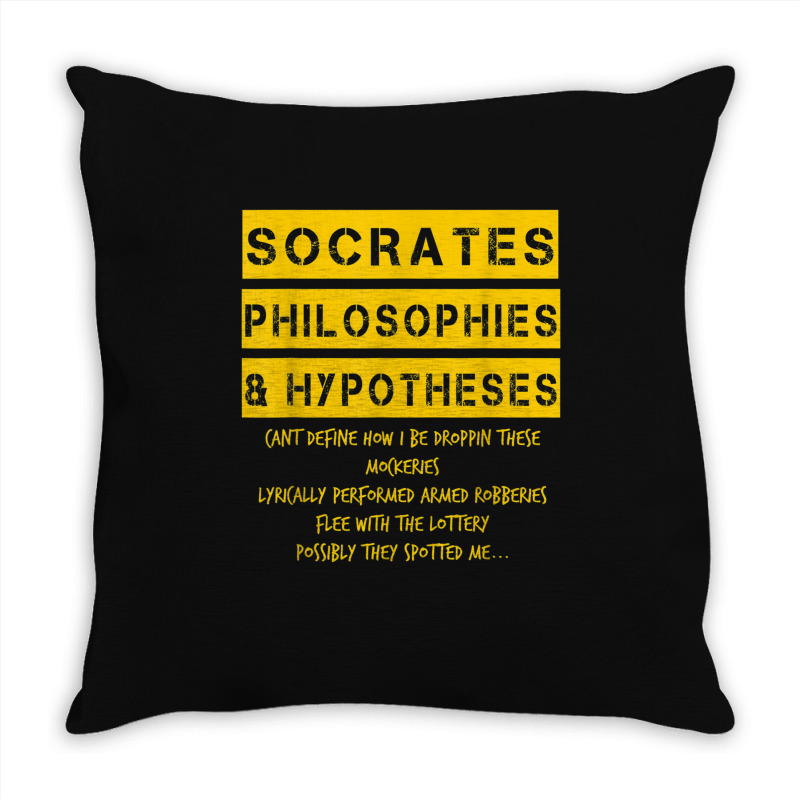 Classic Golden Era 90s Hiphop Rap Music Quote T Throw Pillow | Artistshot