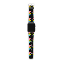 Pansexual Alien Lgbtq Pan Pride Flag Vaporwave Space Apple Watch Band | Artistshot