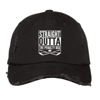 Straight Outta The Penalty Box Hockey Player Gift Hockey Tshirt Vintage Cap | Artistshot