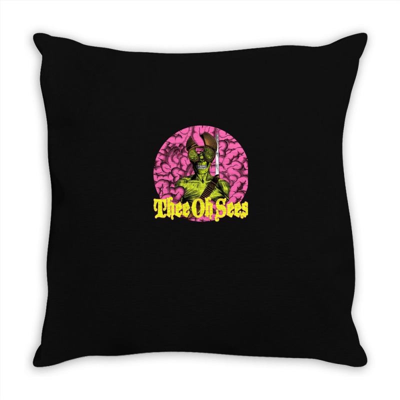 Thee Oh Sees Throw Pillow | Artistshot