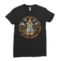 Hand Drawn Shuttle Yellow Ladies Fitted T-shirt | Artistshot