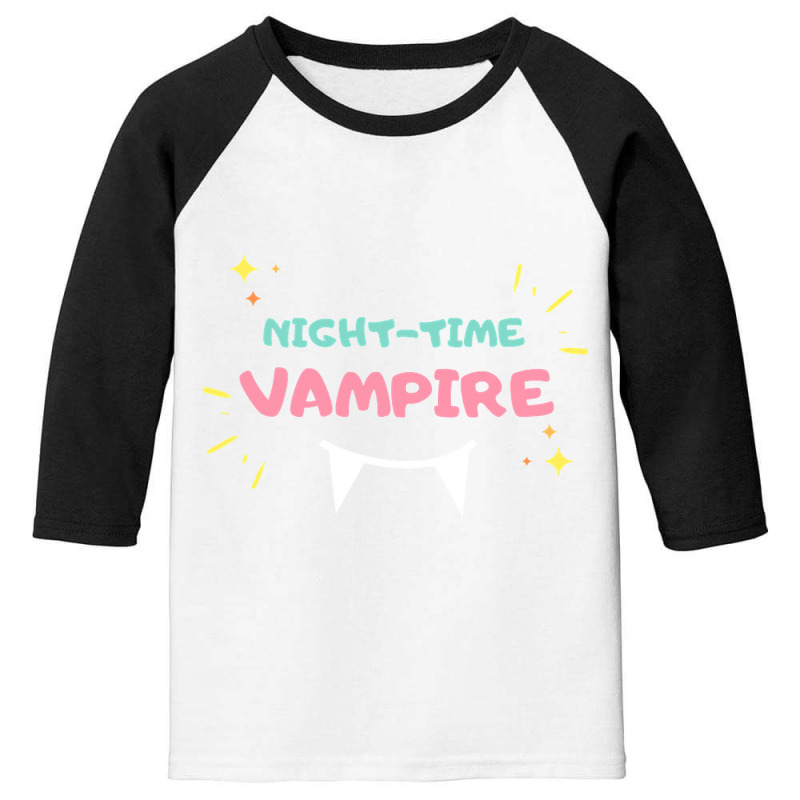 Night-time Vampire (2) Youth 3/4 Sleeve by yumgaugeteuda | Artistshot