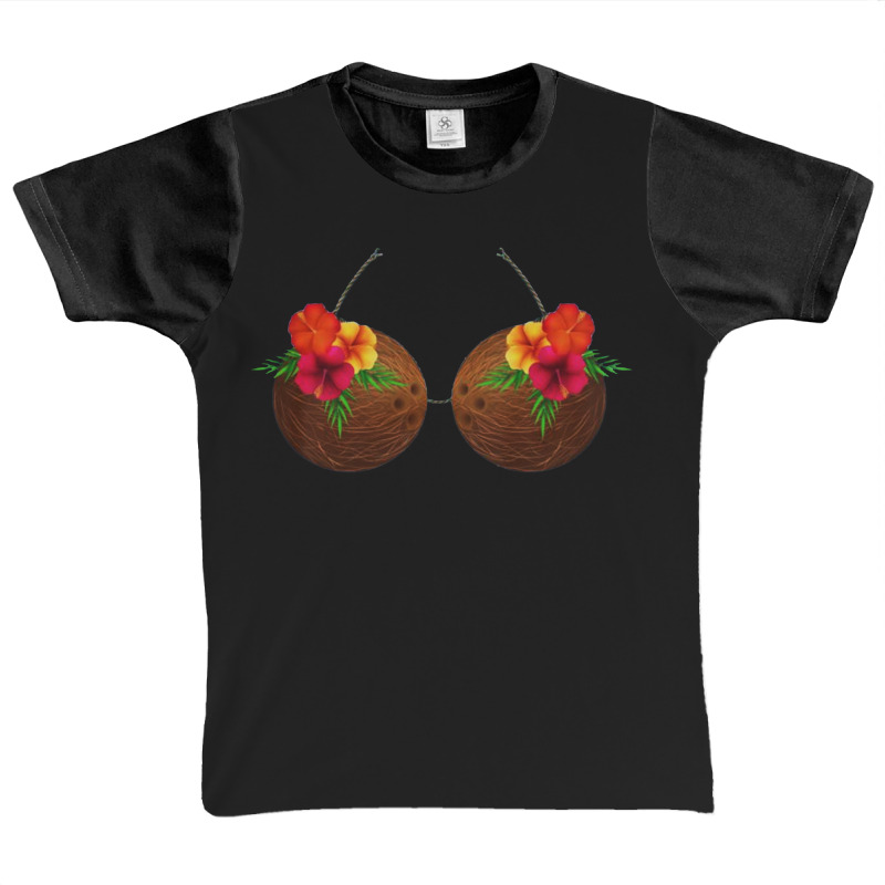 Hawaiian Coconut Bra Art Cool Halloween Graphic Youth T-shirt by RoyalTees | Artistshot