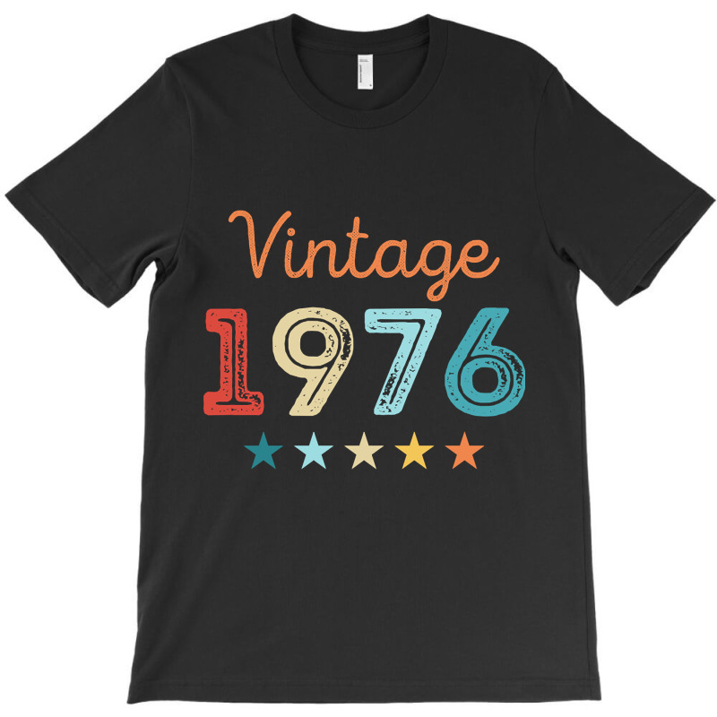 Vintage 1976 50th Birthday Retro Gift 50 Year Old T-shirt | Artistshot