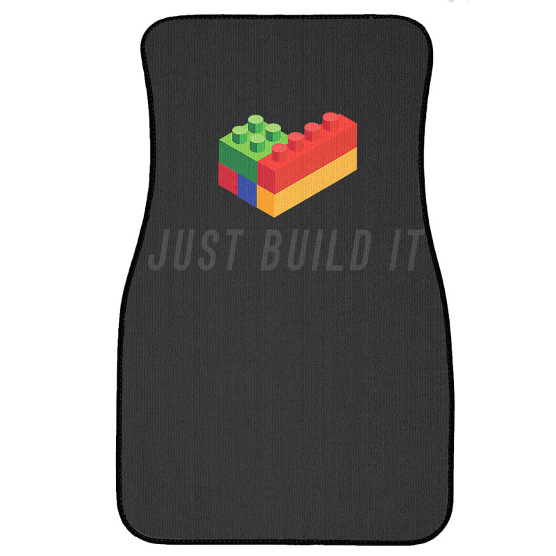 Just Build It Blocks Bricks Building Blocks Toy Front Car Mat | Artistshot