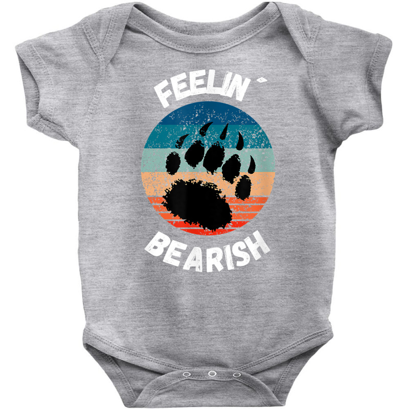 Feelin' Bearish Stock Market Bull Traders Trading Retro Gift T Shirt Baby Bodysuit by cm-arts | Artistshot