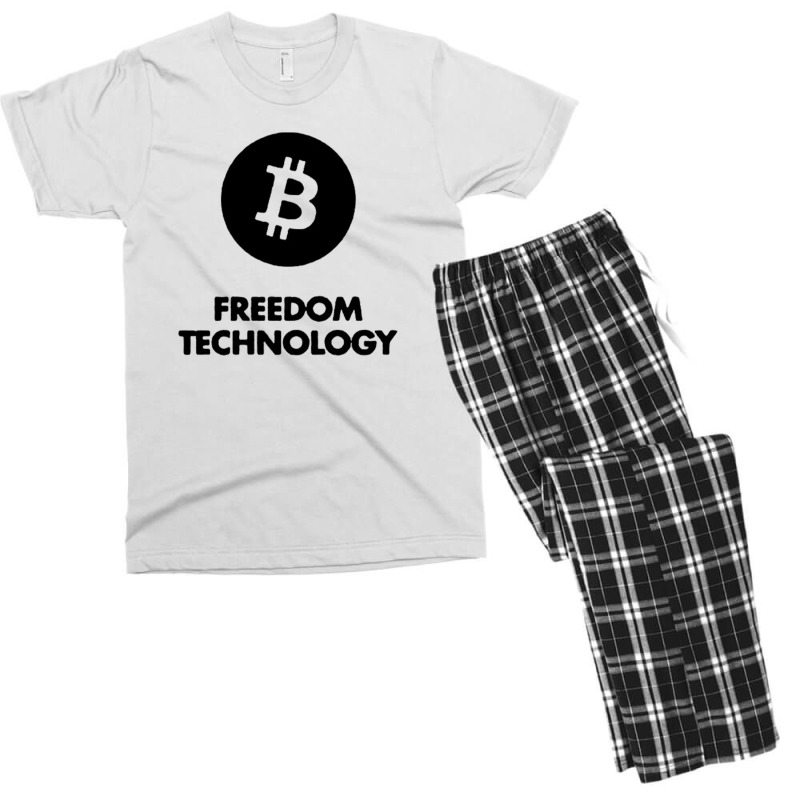 Technology Bitcoin Men's T-shirt Pajama Set by cm-arts | Artistshot