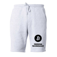 Technology Bitcoin Fleece Short | Artistshot