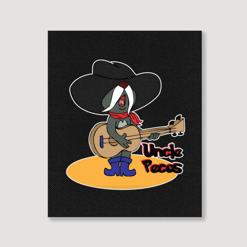 Uncle Pecos Crambone Portrait Canvas Print | Artistshot