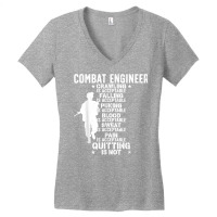 Combat Engineer Combat Engineering T Shirt Women's V-neck T-shirt | Artistshot