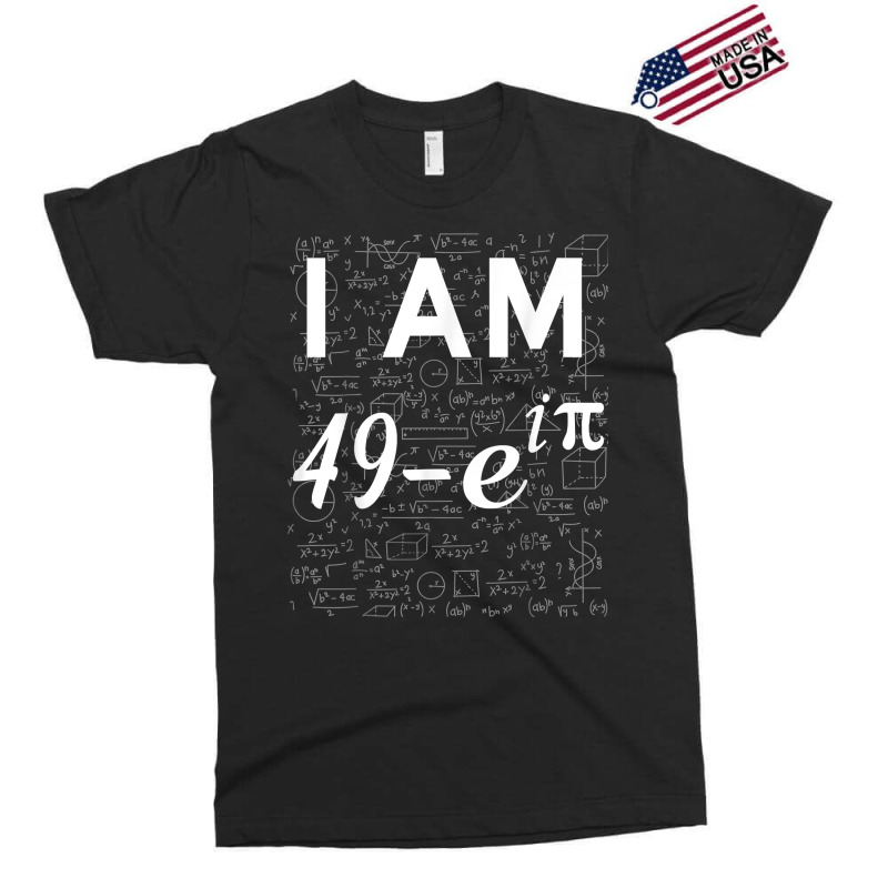 50th Birthday 50 Years Old Math Geek Euler Identity T Shirt Exclusive T-shirt | Artistshot