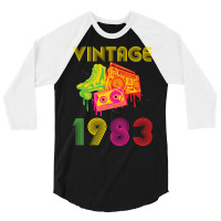 Vintage 1983 3/4 Sleeve Shirt | Artistshot