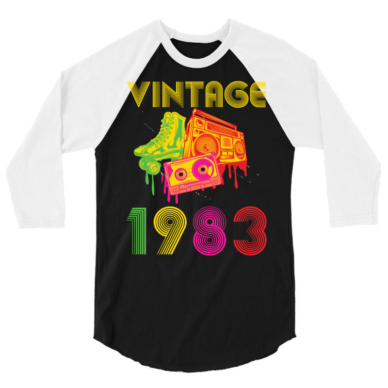 Vintage 1983 3/4 Sleeve Shirt | Artistshot