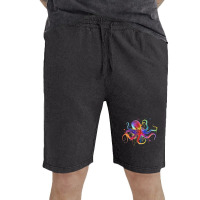 Dripping Rainbow Octopus Psychedelic Vintage Short | Artistshot