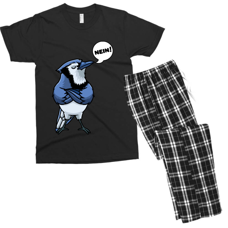 Blue Jay Bird Blue Jay Bird Cyanocitta Cristata Men's T-shirt Pajama Set by cm-arts | Artistshot