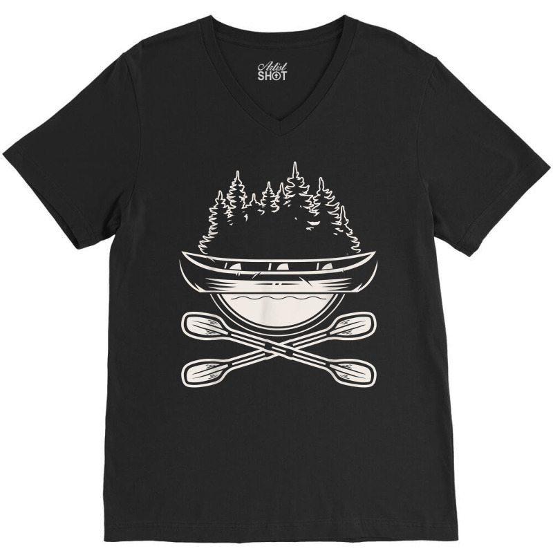 Canoe Canoeing Canoeist T Shirt V-neck Tee | Artistshot