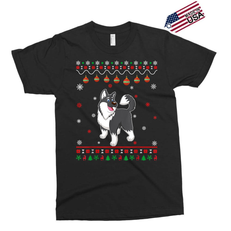 Alaskan Malamute Dog Ugly Design Matching Ugly Christmas T Shirt Exclusive T-shirt | Artistshot