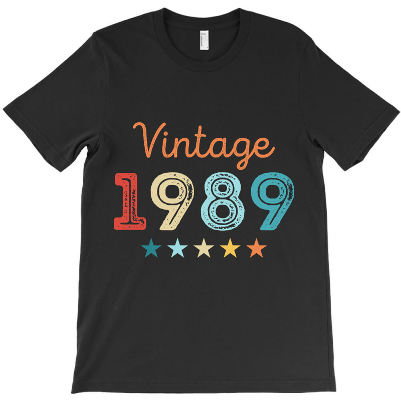 Vintage 1989 40th Birthday Retro Gift 40 Year Old T-shirt | Artistshot