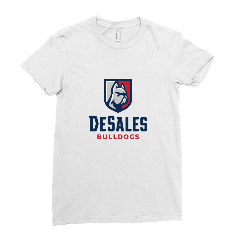 Desales University Bulldogs Ladies Fitted T-Shirt by Denadan | Artistshot