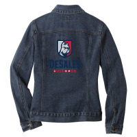 Desales University Bulldogs Ladies Denim Jacket | Artistshot