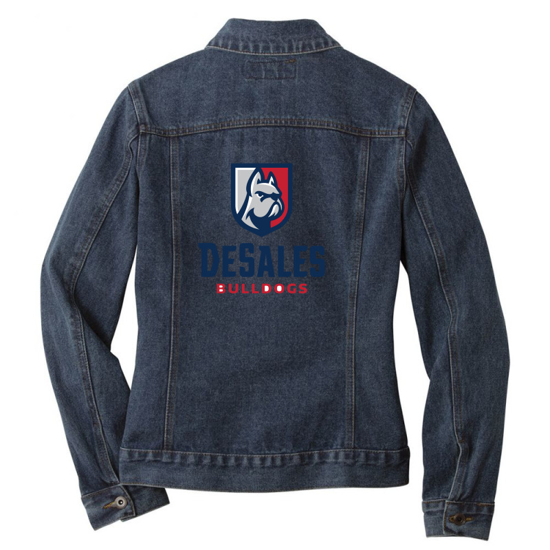 Desales University Bulldogs Ladies Denim Jacket by Denadan | Artistshot