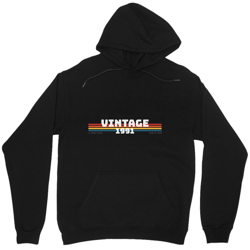 Vintage 1991 Limited Edition Unisex Hoodie | Artistshot