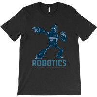 Giant Robot Cartoon Robotics Power Of Engineer I Build Robots T-shirt | Artistshot