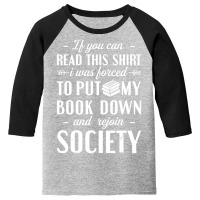 If You Can Read This Book Lover Reading Youth 3/4 Sleeve | Artistshot