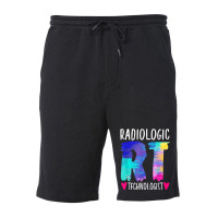 Colorful Radiologic Technologist Rt Radiology X-ray Rad Tech Fleece Short | Artistshot