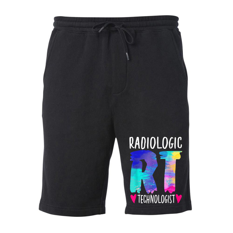 Colorful Radiologic Technologist Rt Radiology X-ray Rad Tech Fleece Short by RutheSanmartin | Artistshot