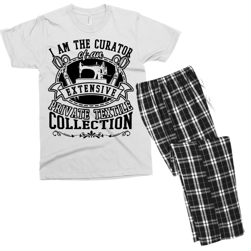 Sewing Curator Of An Extensive Private Textile Collection 53 Quilting Men's T-shirt Pajama Set by coolquirrell | Artistshot